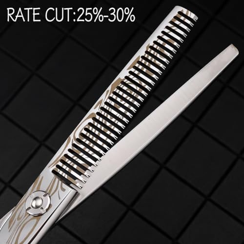 Ciseaux de coiffure de 6 pouces indispensables pour dégrader et désépaissir