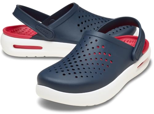Crocs Unisex-Adult Inmotion Clogs, LiteRide Comfort, Slip On Shoes for Women and Men, Navy, 14 Women/12 Men3