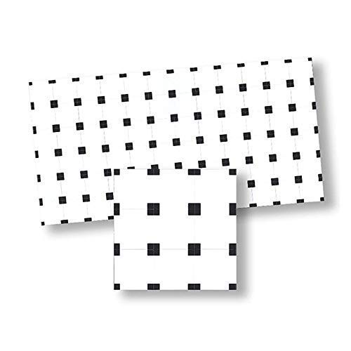 Melody Jane Dollhouse Black & White Spanish Mosaic Floor Tile Sheet Miniature Flooring