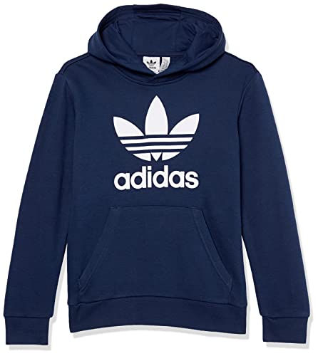 Image of adidas Originals Kids' Trefoil Hoodie, Night Indigo, Large