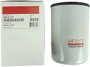 4PC GSWSXH WF2127 Coolant Filter Replacement for Fleetguard WF2127, Cummins 3100305, Donaldson P552075, WIX 24003