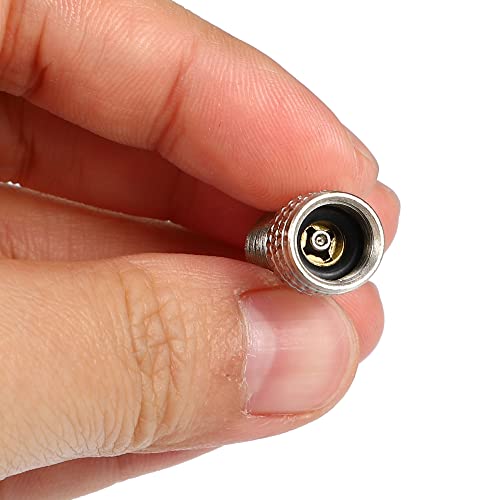 X Autohaux 16Pcs Pure Copper Valve Stem Cap Vacuum Tire Valve Stem Cap Extension Extenders Adapter For Car Motorcycle #TOP7