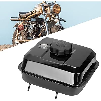 GREHUA 212cc Gas Tank with Fuel Level Gauge Kit Compatible with Predator 212 196cc 224cc 6.5hp GX160 GX200 Clone Engine Coleman CT200U BT200X KT196 Massimo Baja Warrior MB200 Mini Bike Go Kart Parts