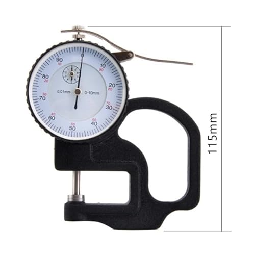 Calibrador de espesor 0-10mm 0.01mm con dial miniatura 3