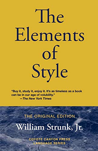 The Elements of Style: The Original Edition