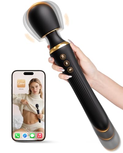 Vibrator Wand Dildo Sex Toys - Thrusting Dildos for Women Clit G Spot Nipple Stimulation, APP Control Silicone Vibrators with 8 Vibration Modes, Rechargeable Waterproof Female Adult Toys for Couples