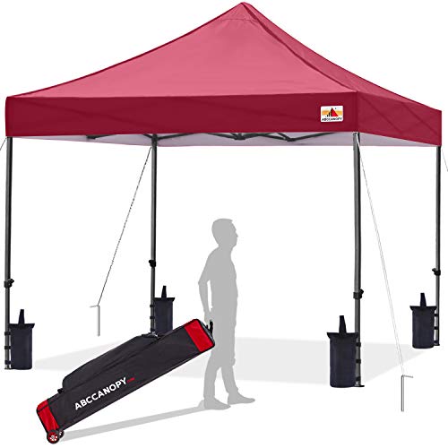 ABCCANOPY 10x10 Commercial-Series Pop Up Canopy Tent - Ideal for Patio Use
