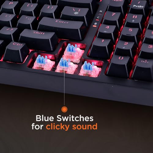 Image of VERITY Unifire 96 Gaming Keyboard and Mouse Set, RGB Backlit Mechanical Keyboard, Hot-Swappable, 6400 DPI Wireless Mouse, Black