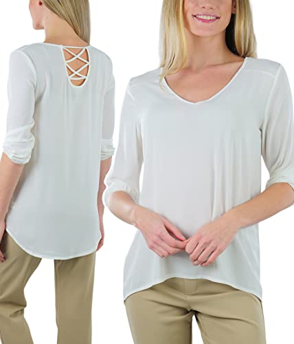 ToBeInStyle Women's A-Line Relaxed Tunic Above Knee Dress