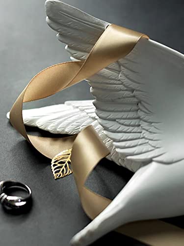 10mm Champagne Gold Ribbon for Gift Crafting, 22M Gold Polyester Double Sided Satin Ribbon for Gift Wrapping, Bouquet & Decor - Image 5