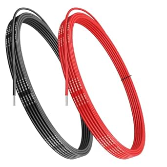 Gruiqrd Cavo Elettrico Silicone 5m