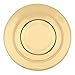 Kwikset Tylo Dummy Door Knob, Single Sided Handle for Closets, French Double Doors, and Pantry, Polished Brass Non-Turning Interior Push/Pull Door Knob