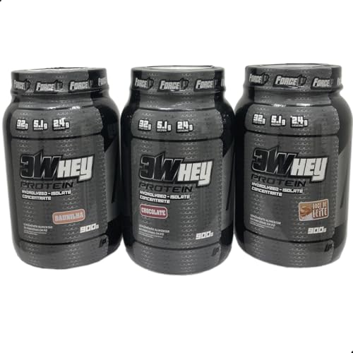 Whey Protein 3w 900g Force Up Way Proten (Grande, Chocolate)