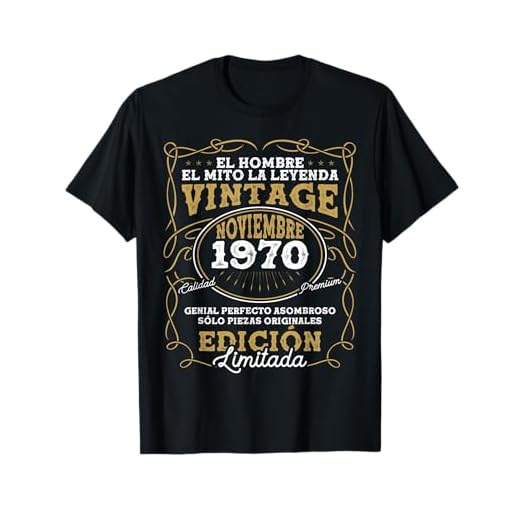 Noviembre 1970 Vintage - 55 Años Regalo Cumpleaños Hombre Camiseta