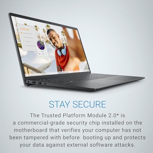 Image of Dell 15, Intel Core i3 13th Gen -1305U, 16GB DDR4, 512GB SSD, FHD, 15.6 inch /39.6cm, Windows 11, Microsoft Office Home 2024, Carbon Grey, 1.66Kg, [Vostro 3530], Intel UHD Graphics, Thin & Light Laptop