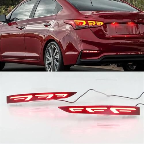 Feu de pare-chocs arrière pour Hyundai Solaris Accent 2017-2019 Model B