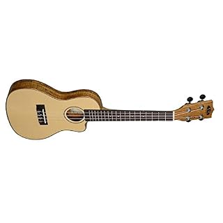 Kala KA-SSTU-T Top Slim Solid Spruce Tenor Travel Ukulele with Ukulele Gig Bag, Clip On tuner and Ukulele Stand - Les Beatles, Paul McCartney, John Lennon, RIngo Starr, George Harrison Kala KA-SSTU-T Top Slim Solid Spruce Tenor Travel Ukulele with Ukulele Gig Bag, Clip On tuner and Ukulele Stand – Image 3