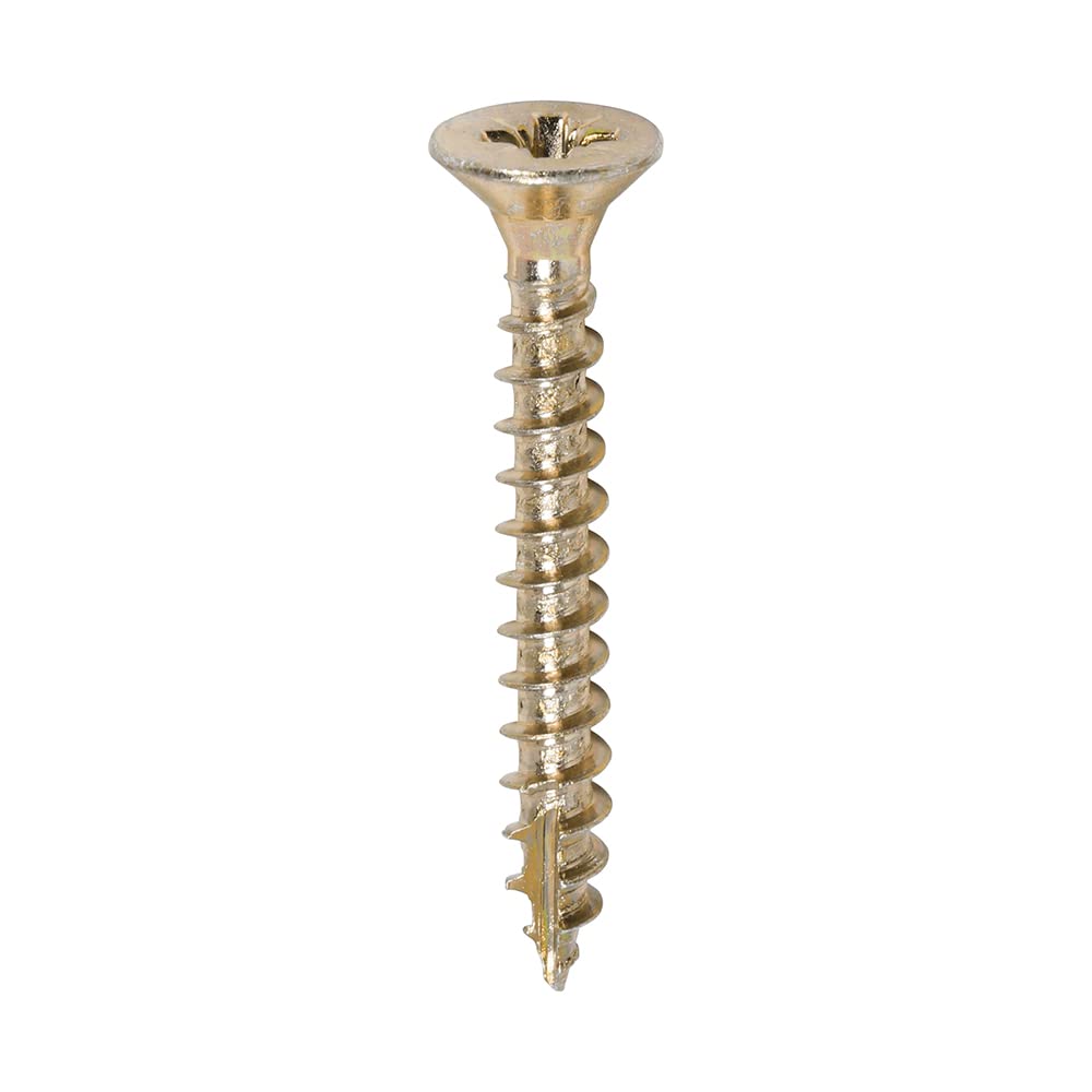 Timco Classic Multi-Purpose Countersunk Gold Woodscrews4.5 X 35 (200Pcs) from B&Q