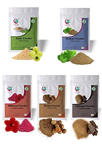 Ayurvedic powders for hair growth combo ( 500 gms /17.65 ounce) |…