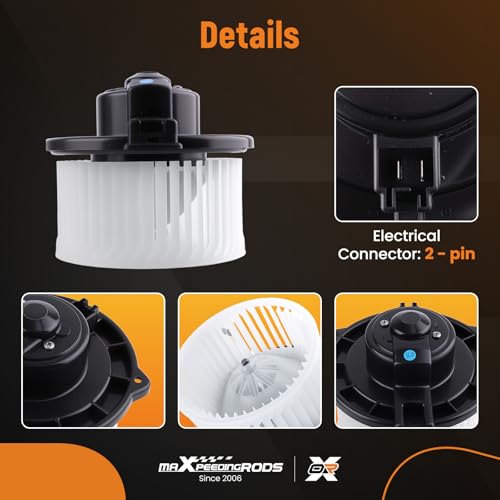 Image of maXpeedingrods HVAC Blower Motor with Fan Cage 700053 Fits for Toyota Camry (CE /LE /XLE) 1997-2001, for Toyota Solara (SE /SLE) 1999-2003# PM3929 87103-06021 312-58007-000 615-58399 TO3126107