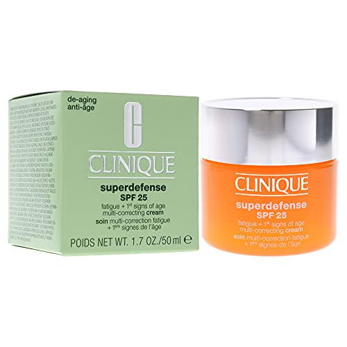 Clinique Superdefense Spf 25 Fatigue + 1St Signs Of Age Multi-Correcting Cream (For Combination Oily To Oily Skin), 1.7 Ounce #TOP2