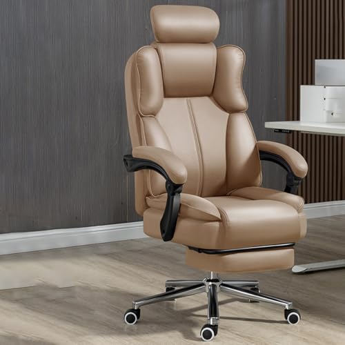 Chaise de bureau ergonomique inclinable avec appuie-tête ajustable