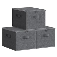 SONGMICS Cajas de Almacenamiento Plegables, Juego ...