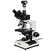 OMAX - Digital 40X-2500X Advanced Oil NA1.25 Darkfield Trinocular Compound LED Microscope + 5.0MP Camera with Measurement, Stitching, Extended Depth Software - M837ZL-A191BD-C50U