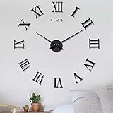 Reloj de pared DIY 3D, ajustable en diámetro: M: 35-55 cm, L: 60-130 cm.