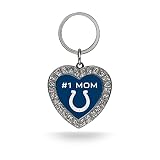 Rico Industries NFL Football Indianapolis Colts Bling Heart Key Chain