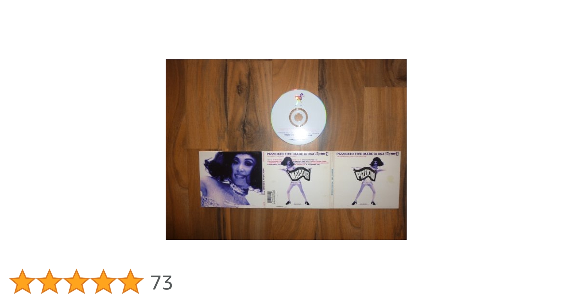 洋楽 OG US - Pizzicato Five - Made In USA LP Pizzicato Five Five By Five US 12