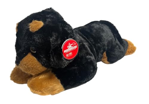Idea regalo perfetta: Il peluche cane grande sdraiato da 55 cm è un regalo perfetto per bambini, amanti degli animali e collezionisti di peluche morbidi. Le sue dimensioni generose e il design accattivante lo rendono ideale per compleanni, festività o come decorazione per la camera. Disponibile in vari modelli di razze di cani come Golden Retriever e Rottweiler.