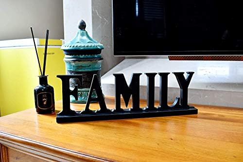 Morning View-Wooden Family Sign Decor-Black Cutout Letters