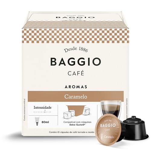 Baggio Café Cápsulas De Café Aroma Caramelo Compatível Com Máquinas Dolce Gusto Contém 10 Cápsulas