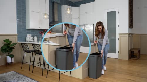 Simpli-Magic 79503 13 Gallon Touchless Sensor Trash Can, Rectangle Garbage Bin, Perfect For Home, Kitchen, Office, Gray #TOP5