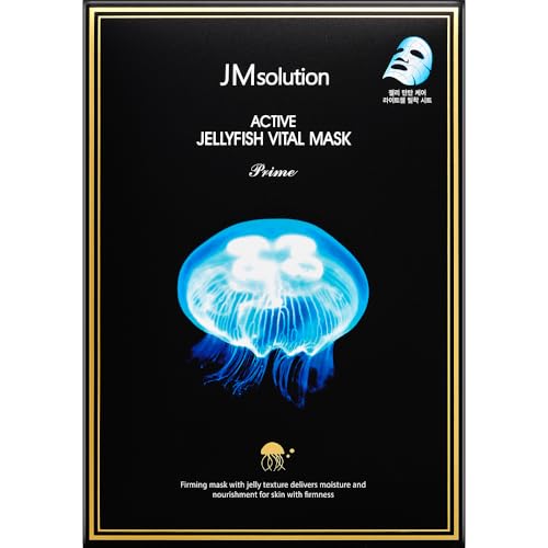 JMsolution Water Luminous SOS Ringer Mask Plus (10 Sheets, 35ml Each) | Intensive Hydration & Soothing Care Korean Sheet Mask | Water Glow Skin Care | K-Beauty Face Mask