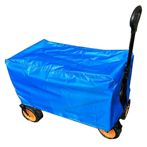 Housse de pluie pour chariot pliable - Bâche de voyage imperméable pour porte-aliments ou remorque ATV - Auvent utilitaire toutes saisons pour transporter des chariots, des poussettes à outils ou