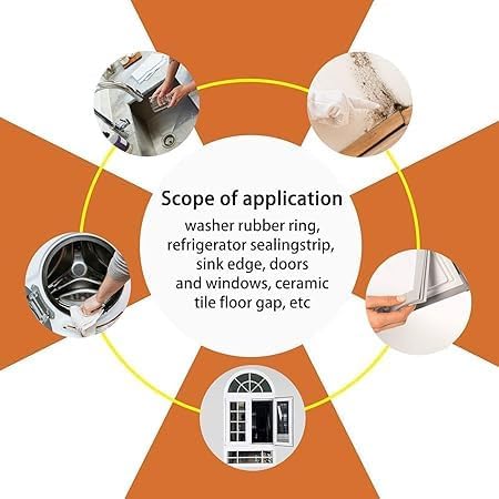 Amipara Miracle Mold Remover Gel – 90g Powerful Mold Cleaner Gel for Bathroom, Wall, Grout, Tiles, Sealant, Kitchen & Shower – Non-Drip Formula for Deep Cleaning 3