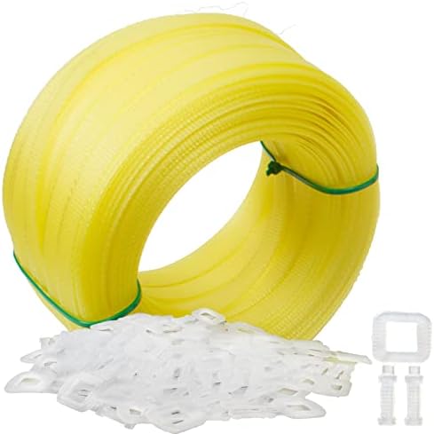 1 Coil Of Strong 13mm Wide Plastic Hand Pallet Strapping Banding 100Metres, 150kg Break Strength, Polypropylene Strap with 100pcs Plastic Buckles