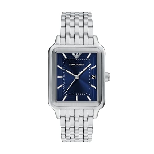 Emporio Armani Three-Hand Date Stainless Steel Watch by Emporio Armani - Used condition - US$187.09