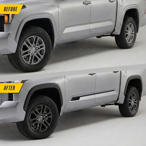 Gloss Black Wheel Skins for 2022-2026 Toyota Tundra – 4PC Snap-On Hubcap Overlay Set | Easy No-Tool Installation | Premium Blackout Rim Covers | US Patented by Trim Illusion - Image 3