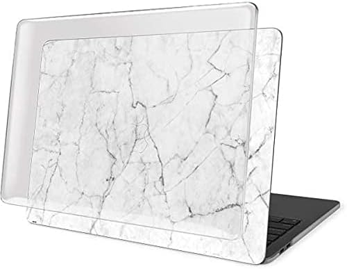 Skinit Case + Skin Compatible with MacBook Pro 16in (2019-20) Originally Designed White Marble Design