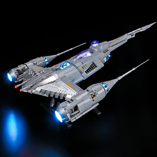 Kit d'éclairage LED compatible avec Lego 75442 UCS Mandalorian's N-1 Starfighter, kit d'éclairage pour Lego 75442, modèle non inclus