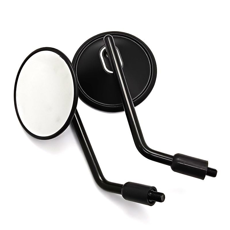 Rétroviseurs moto guidon 10mm aluminium pour vos trajets quotidiens en scooter et e-bike