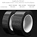 TURBOOST Bike Frame Protection Tape Sticker Vinyl Wrap Skin, MTB Bicycle Paint Chainstay Chain Guard Corner Protector Film Wraps, Carbon Filter Pattern, 3m (120”) Length, Various Width Option (5)