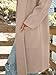 LILLUSORY Women's Long Dressy Cardigan Sweaters Fall Oversized Cozy Jacket Outfits 2025 Date Night Winter Trench Coats Almond XS