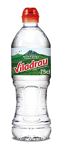 VILADRAU Agua Mineral Natural con Tapón Sport 75cl