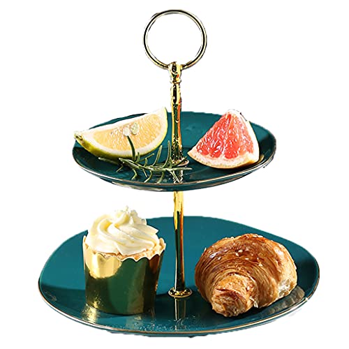 3-Tier Fruit Basket Sucrerie Plate Creative Salon Afternoon Tea Snack Rack De Style Européen des Ménages Séchés Plateau De Fruits(Color:Une) Cover