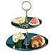 3-Tier Fruit Basket Sucrerie Plate Creative Salon Afternoon Tea Snack Rack De Style Européen des Ménages Séchés Plateau De Fruits(Color:Une)