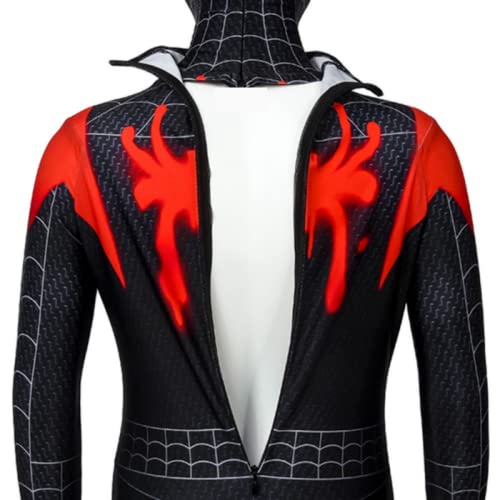 Fantasia infantil Homem aranha Miles Morales mascara com olhos 3D (M120)